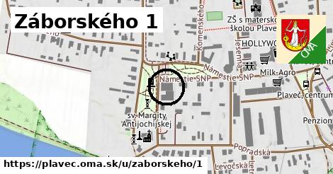 Záborského 1, Plaveč