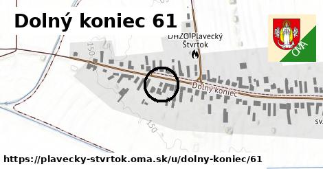 Dolný koniec 61, Plavecký Štvrtok