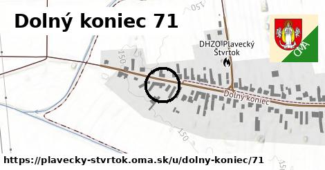 Dolný koniec 71, Plavecký Štvrtok