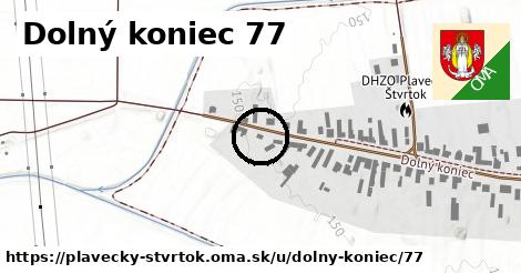 Dolný koniec 77, Plavecký Štvrtok