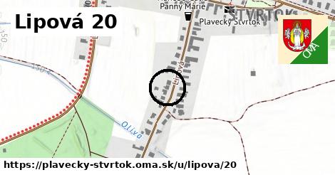 Lipová 20, Plavecký Štvrtok