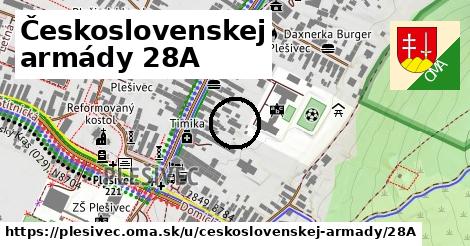 Československej armády 28A, Plešivec