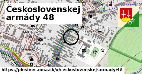 Československej armády 48, Plešivec