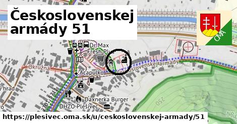 Československej armády 51, Plešivec