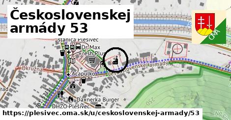 Československej armády 53, Plešivec