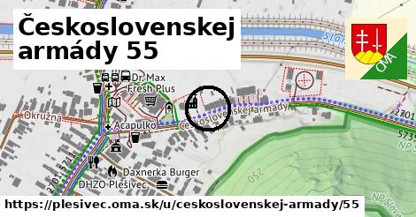 Československej armády 55, Plešivec