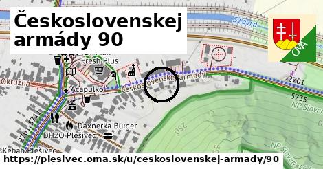 Československej armády 90, Plešivec