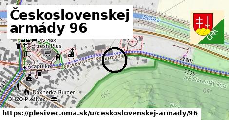 Československej armády 96, Plešivec