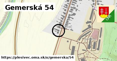 Gemerská 54, Plešivec