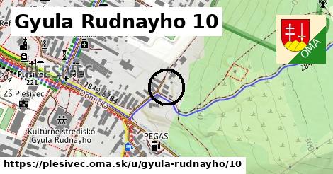 Gyula Rudnayho 10, Plešivec