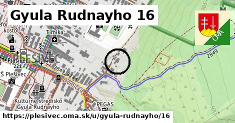 Gyula Rudnayho 16, Plešivec