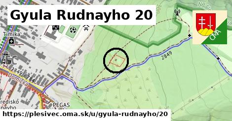 Gyula Rudnayho 20, Plešivec