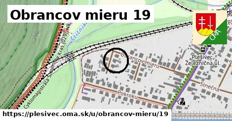 Obrancov mieru 19, Plešivec