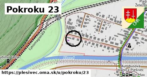 Pokroku 23, Plešivec