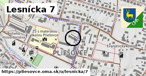 Lesnícka 7, Pliešovce