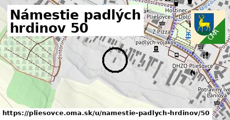 Námestie padlých hrdinov 50, Pliešovce