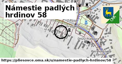 Námestie padlých hrdinov 58, Pliešovce