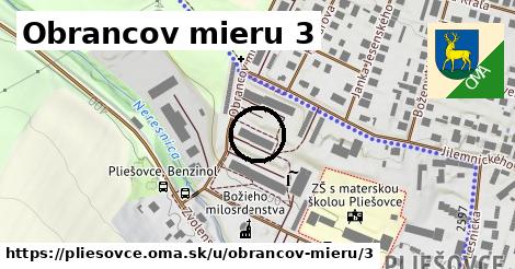 Obrancov mieru 3, Pliešovce