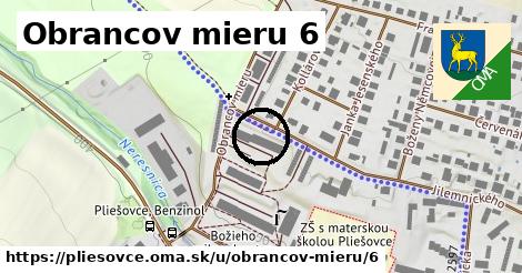 Obrancov mieru 6, Pliešovce