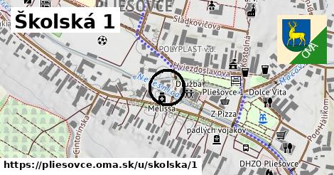 Školská 1, Pliešovce