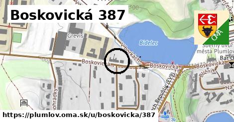 Boskovická 387, Plumlov