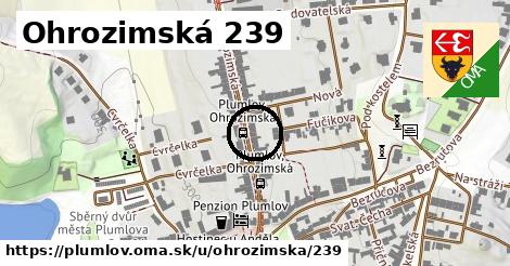 Ohrozimská 239, Plumlov