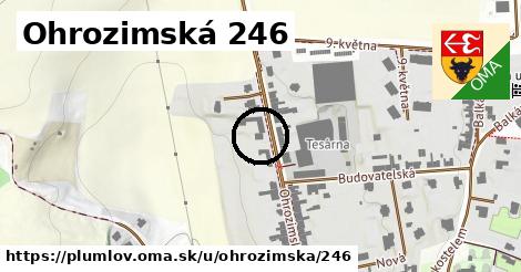 Ohrozimská 246, Plumlov