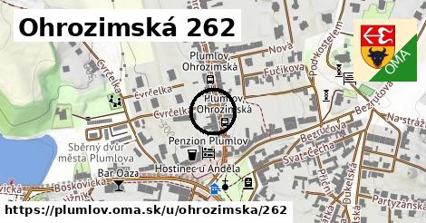 Ohrozimská 262, Plumlov