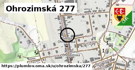 Ohrozimská 277, Plumlov