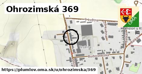 Ohrozimská 369, Plumlov