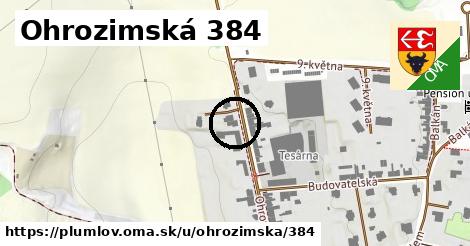 Ohrozimská 384, Plumlov