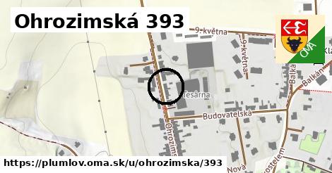 Ohrozimská 393, Plumlov
