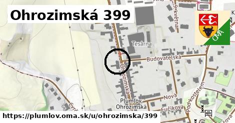 Ohrozimská 399, Plumlov