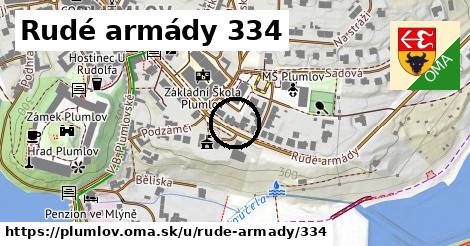 Rudé armády 334, Plumlov