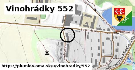 Vinohrádky 552, Plumlov