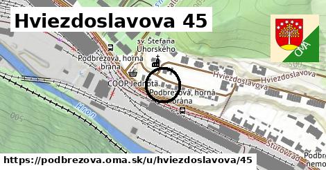 Hviezdoslavova 45, Podbrezová