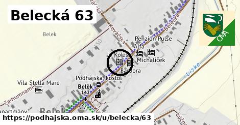 Belecká 63, Podhájska