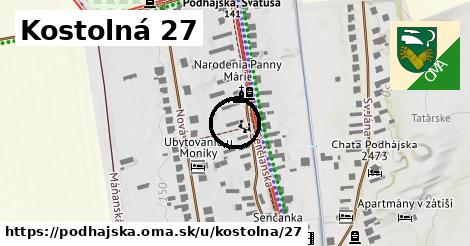 Kostolná 27, Podhájska