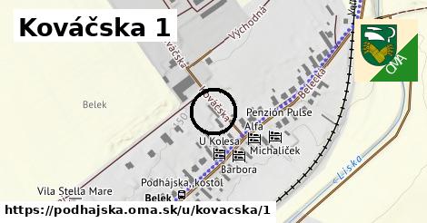 Kováčska 1, Podhájska