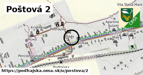 Poštová 2, Podhájska