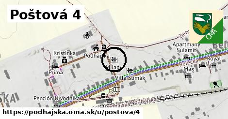 Poštová 4, Podhájska