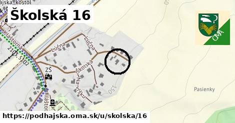 Školská 16, Podhájska