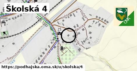 Školská 4, Podhájska