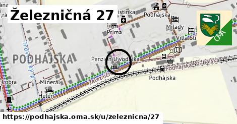 Železničná 27, Podhájska