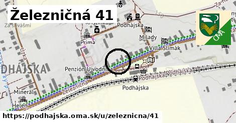 Železničná 41, Podhájska