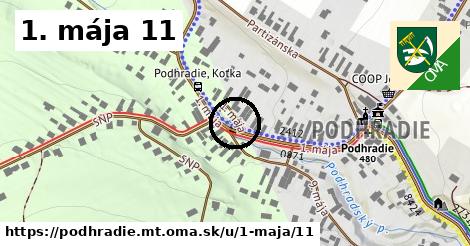 1. mája 11, Podhradie, okres MT