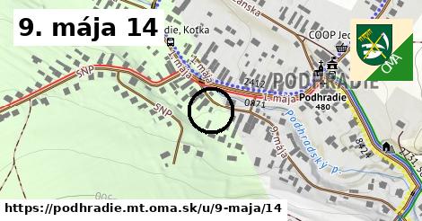 9. mája 14, Podhradie, okres MT