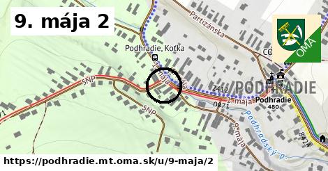 9. mája 2, Podhradie, okres MT