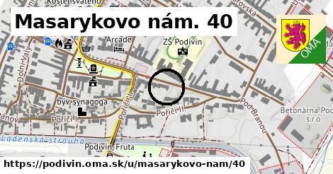 Masarykovo nám. 40, Podivín