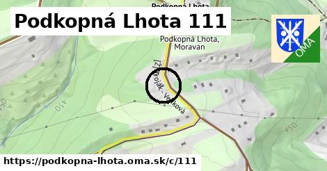 Podkopná Lhota <span class="supisne">111</span>